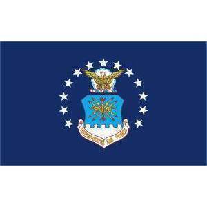 Air Force Flag - USAF Flag - 3 x 5 Nylon Dyed (USA MADE)