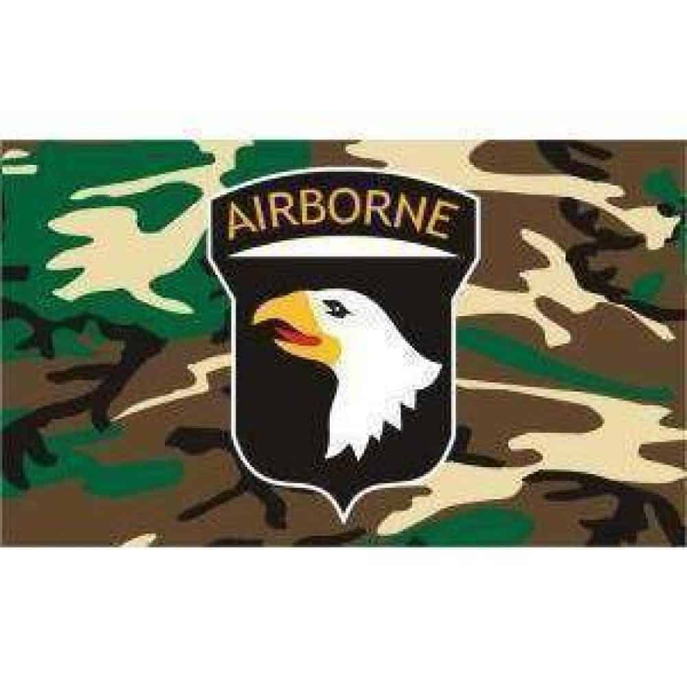 vendor-unknown Flag 101st Airborne Camo Flag 3 X 5 ft. Standard