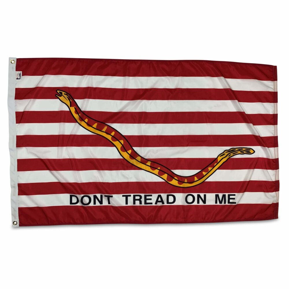 Collins/Eder Flag 1st Navy Jack 3 x 5 Dyed Nylon (USA Made)