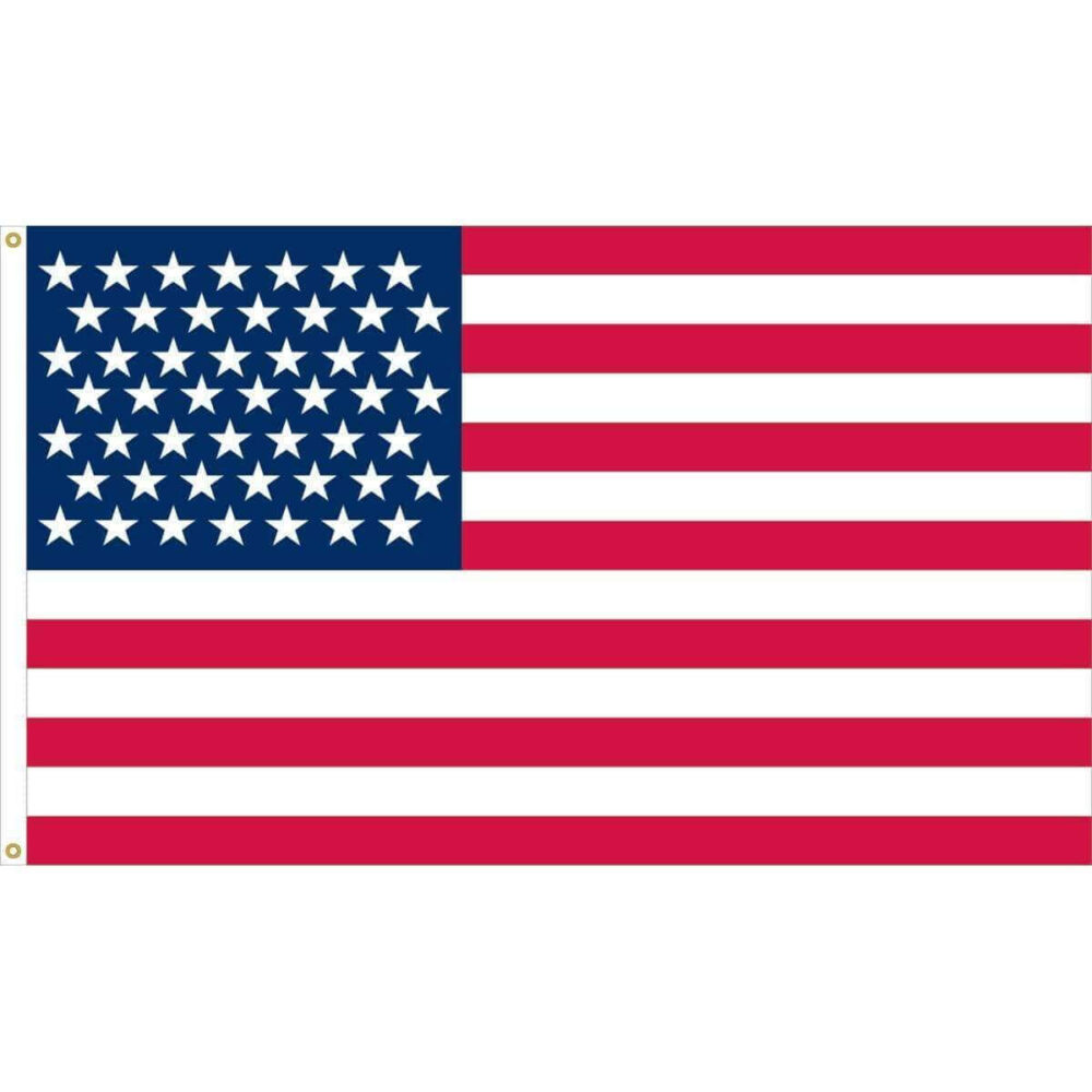 RU Flag 3x5 49 Star USA Flag - Alaska - Outdoor (Made in America)