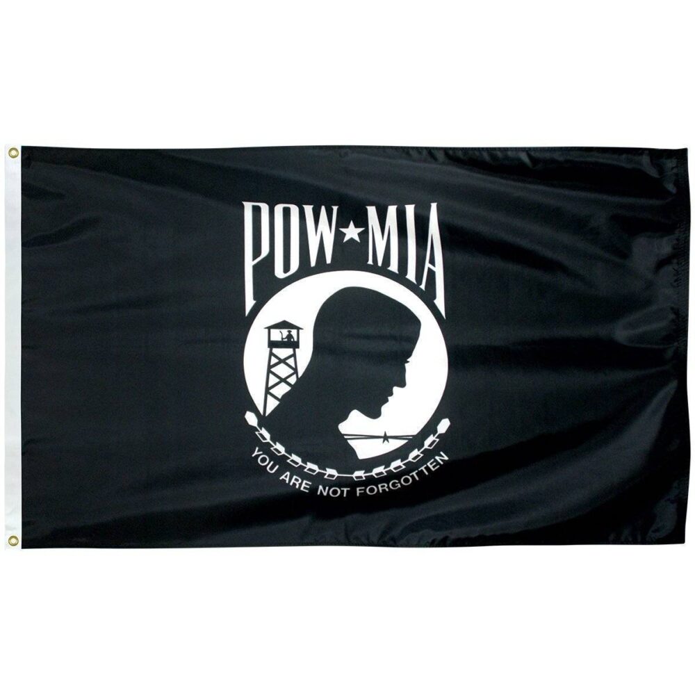 vendor-unknown Country & National Flags POW MIA 3 x 5 Poly-Max Flag (USA Made)