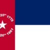 RU Flag North Carolina Republic Flag - Outdoor - Double Nylon Embroidered Flag 3 x 5 ft.