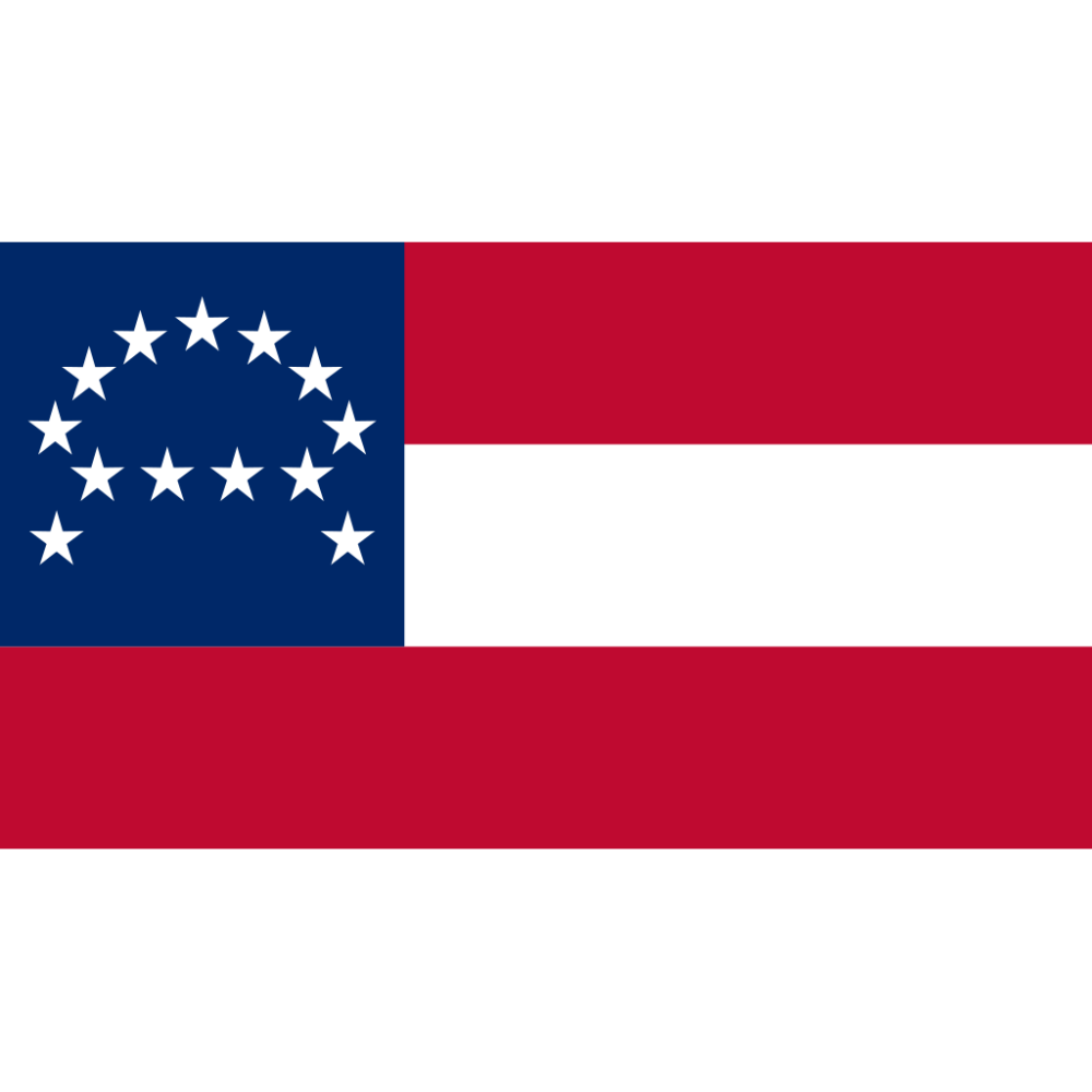 vendor-unknown Rebel Flags & Confederate Flags Robert E Lee Cotton Flag with Sleeve and Ties 3 x 5 ft.