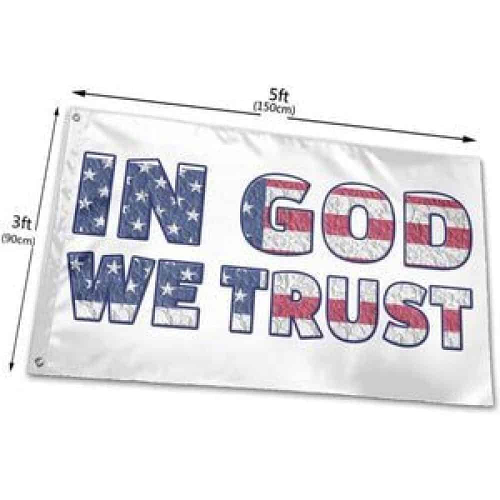 3x5 In God We Trust Flag
